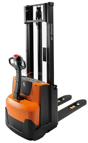 Apilador eléctrico de alto rendimiento para transporte horizontal y preparación de pedidos